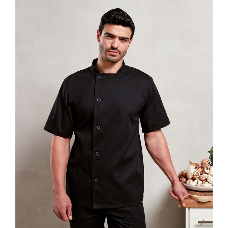 Premier Essential Short Sleeve Chef's Jacket Thumbnail