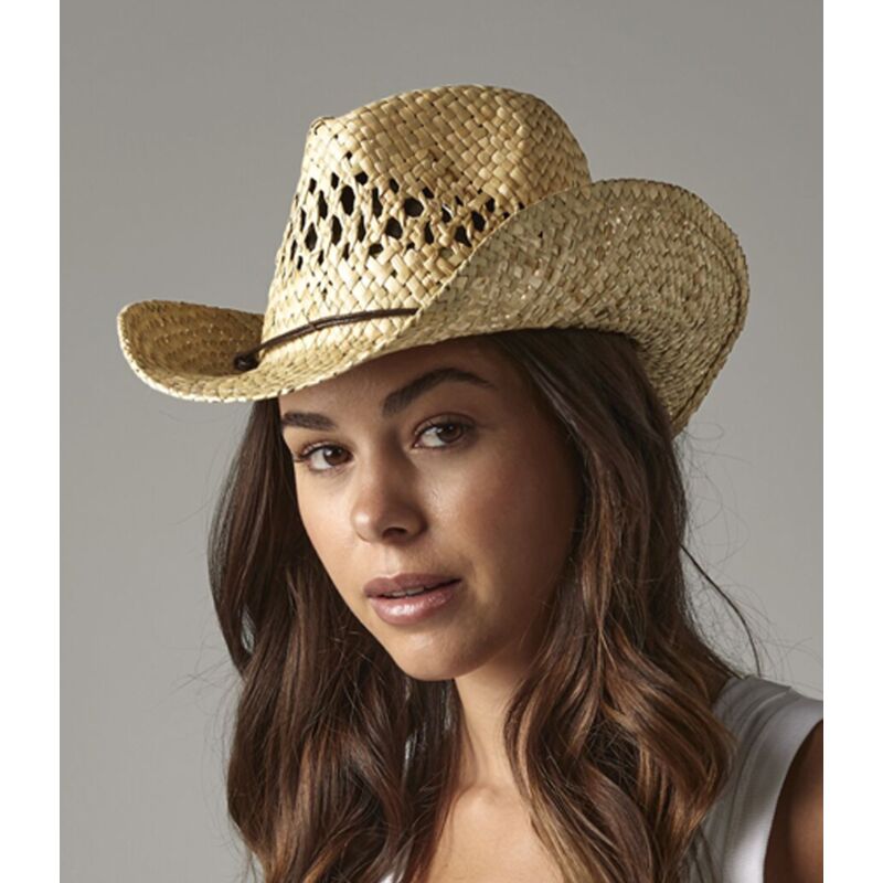 Beechfield Straw Cowboy Hat Thumbnail