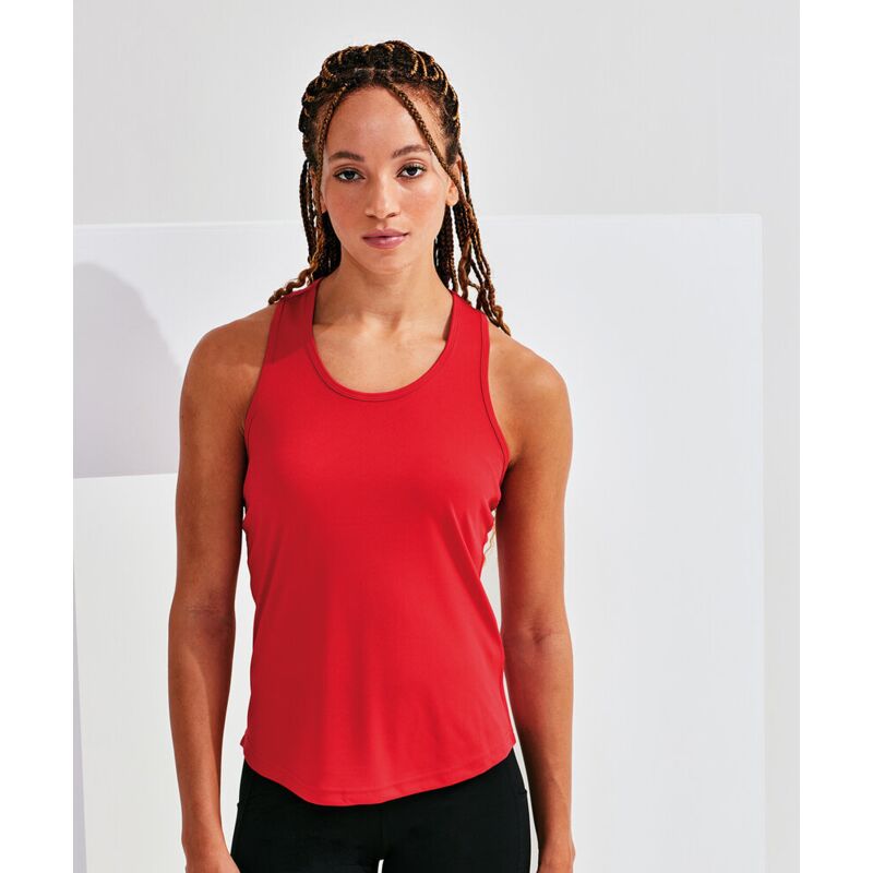 Women’s TriDri® recycled performance slim racerback vest Thumbnail