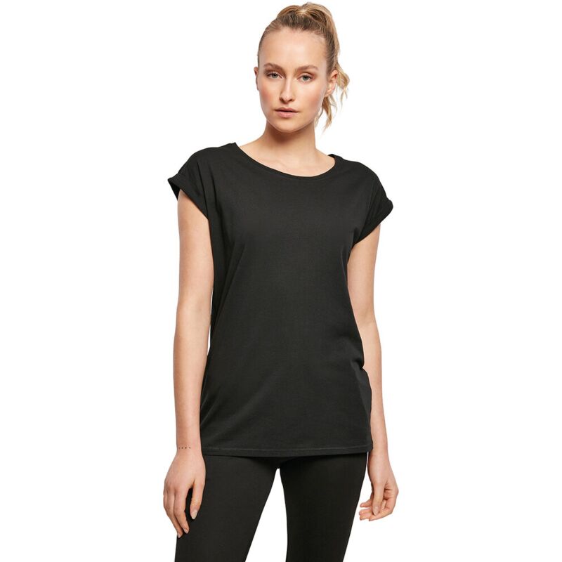Women's organic extended shoulder tee Thumbnail