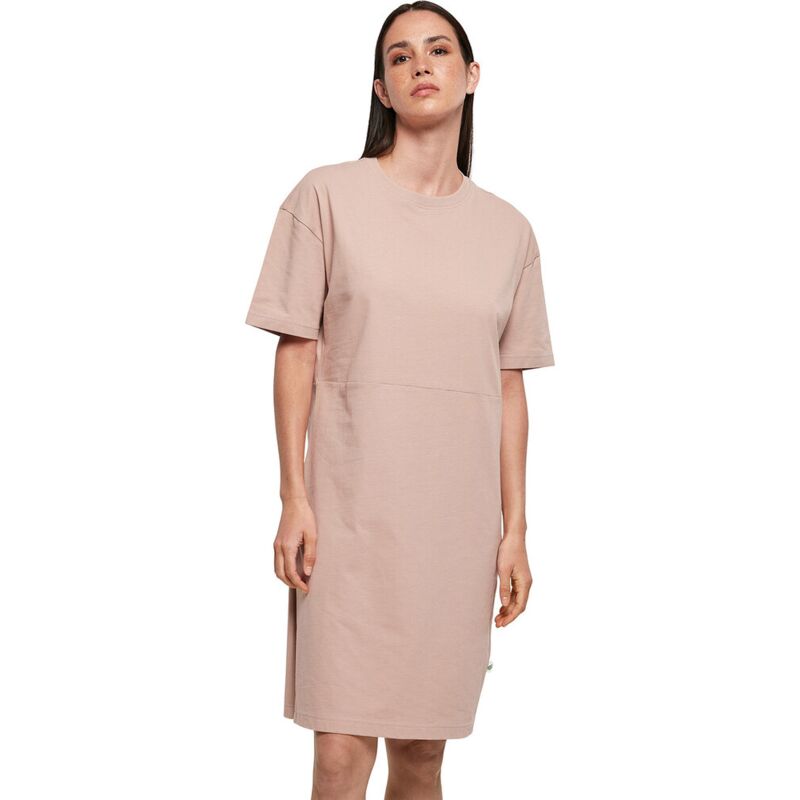 Women's organic oversizes slit tee dress Thumbnail