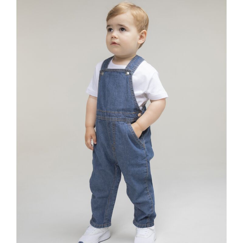Larkwood Kids Denim Dungarees Thumbnail