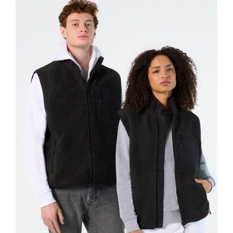 SOL'S Unisex Fury Sherpa Bodywarmer Thumbnail