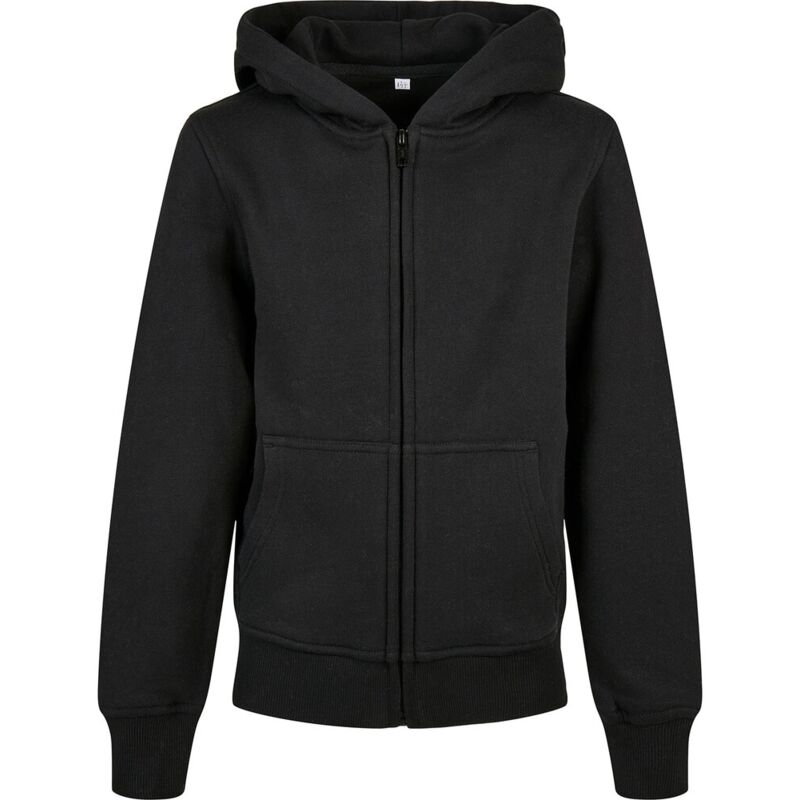 Organic kids basic zip hoodie Thumbnail