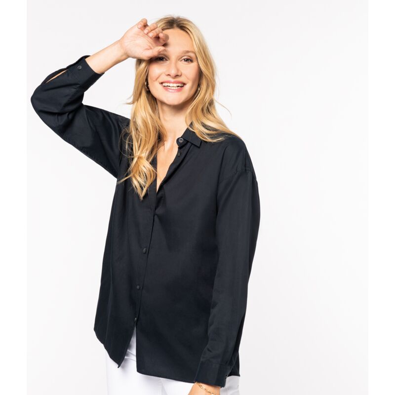 Native Spirit Ladies Long Sleeve TENCEL™ Shirt Thumbnail