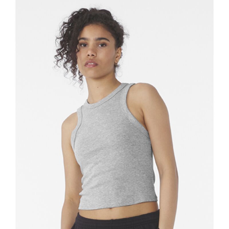 Bella Ladies Micro Rib Racer Tank Top Thumbnail