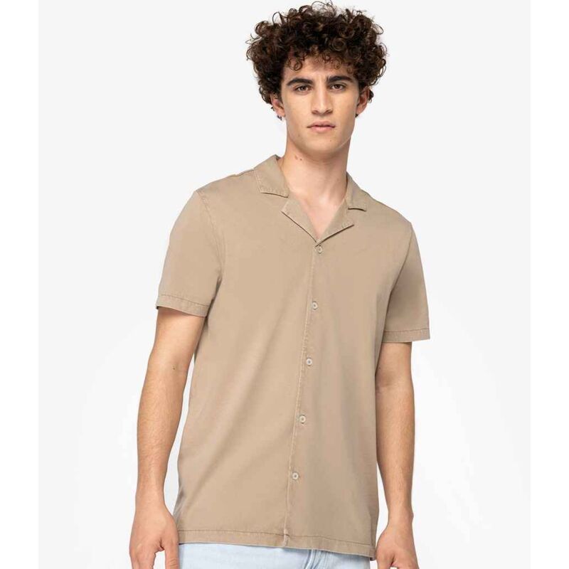 Native Spirit Jersey Short Sleeve Bowling Collar Shirt Thumbnail