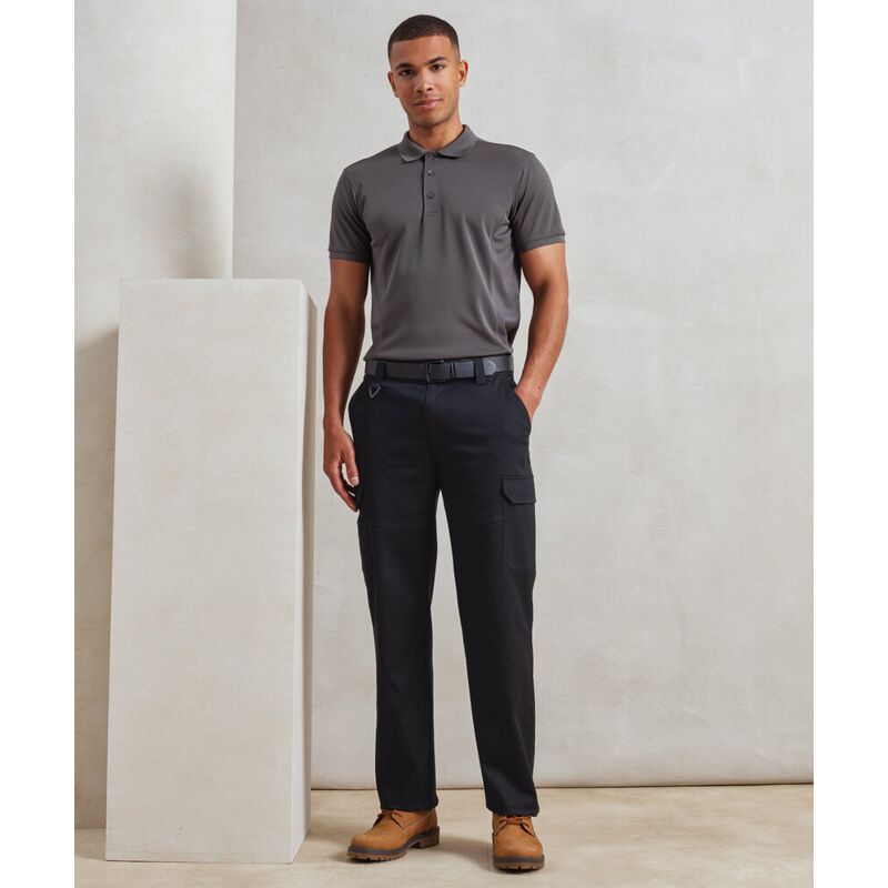 Stretchchecker work cargo trousers Thumbnail