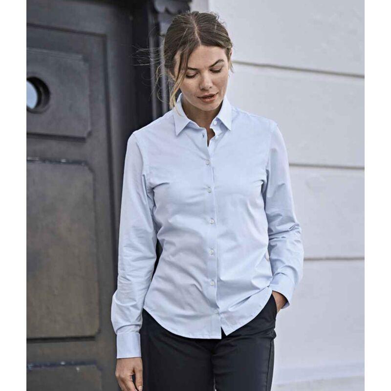 Tee Jays Ladies Active Long Sleeve Stretch Shirt Thumbnail