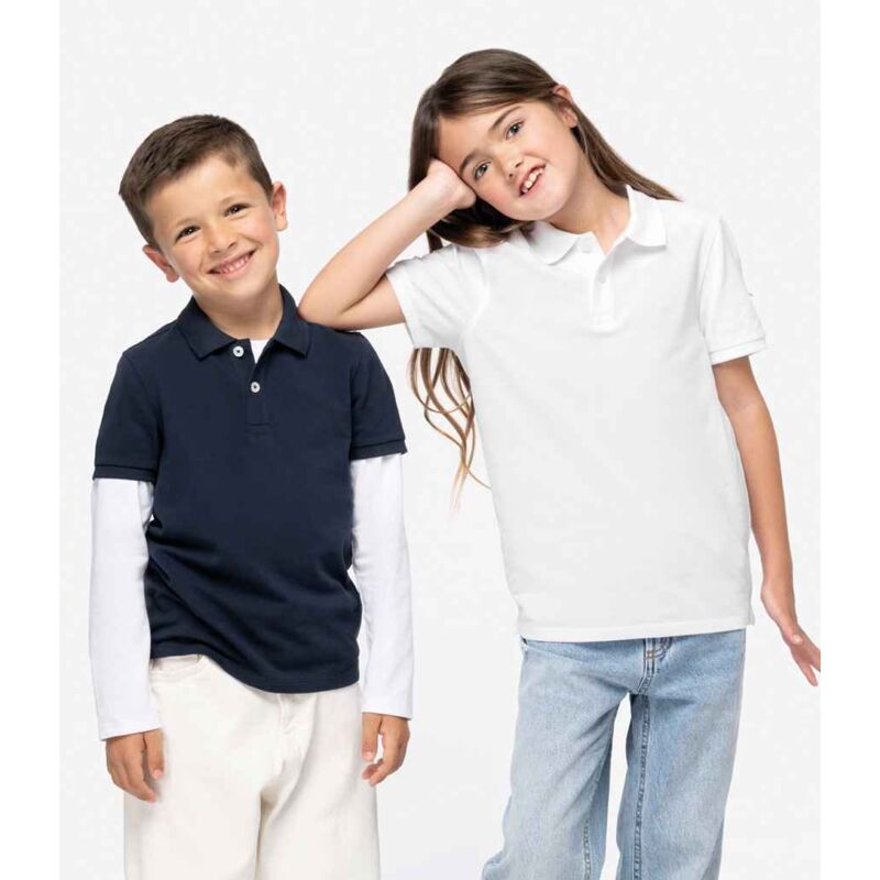 Native Spirit Kids Piqué Polo Shirt Thumbnail