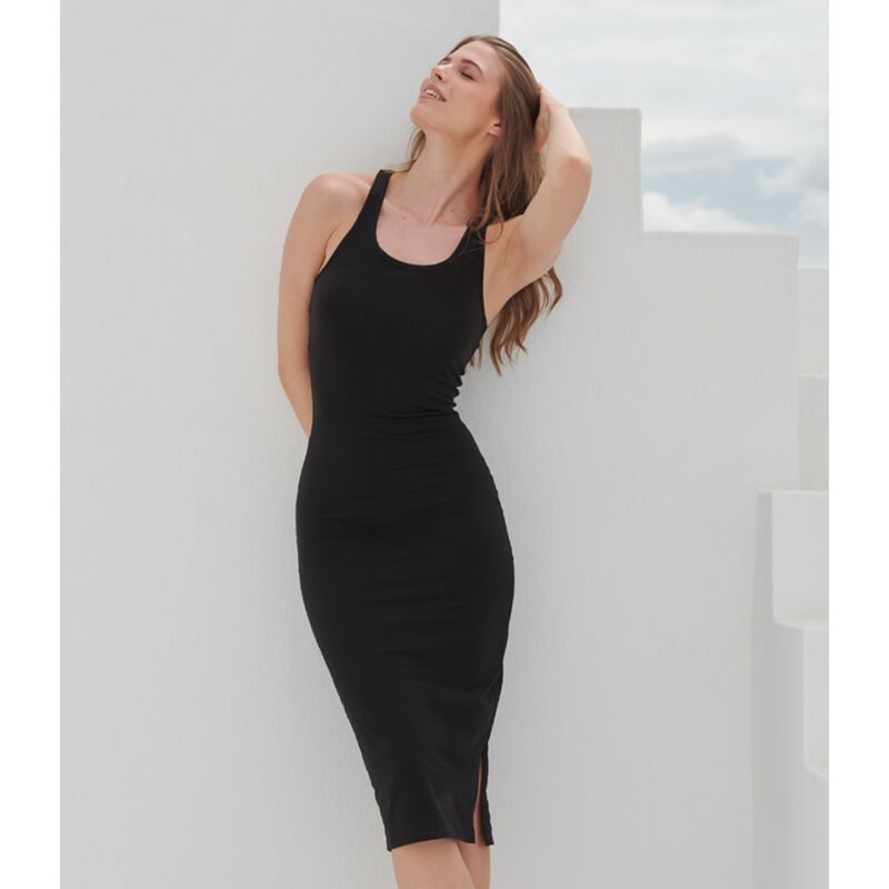 SF Clothing Ladies Racer Back Midi Dress Thumbnail