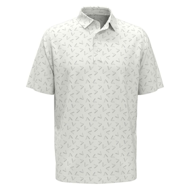 All-over large chev printed polo Thumbnail