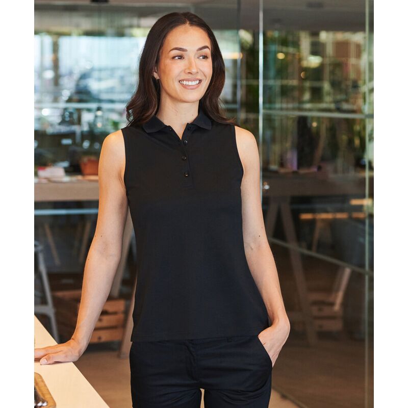 Women’s sleeveless Coolplus® polo shirt Thumbnail