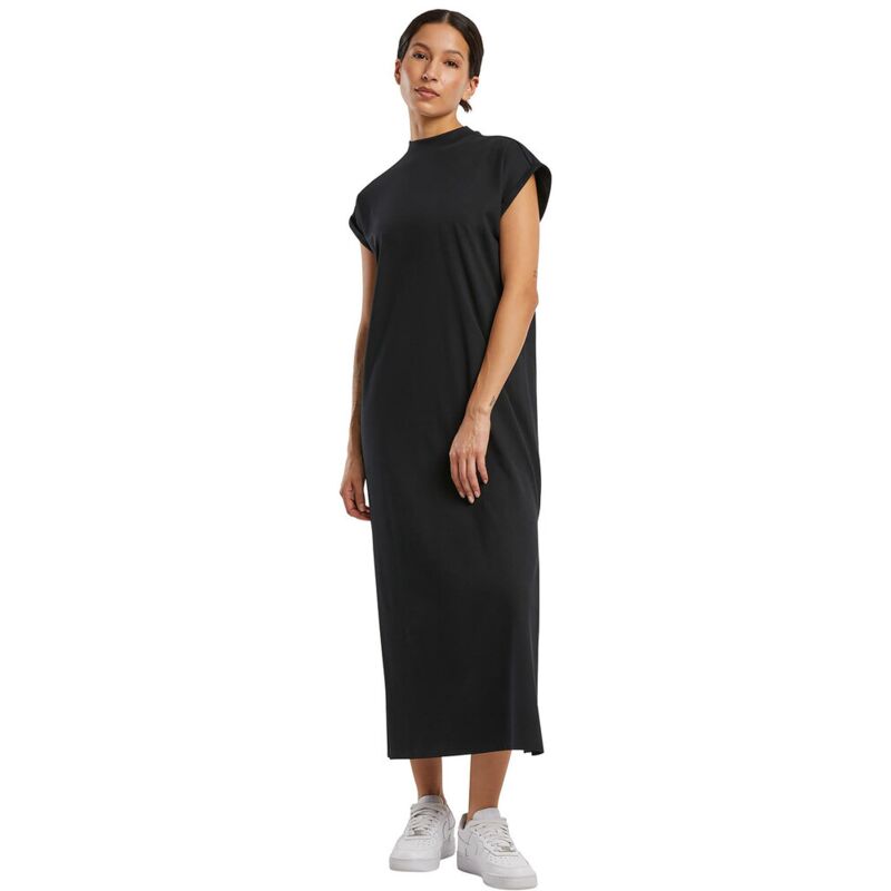 Women’s long extended shoulder dress Thumbnail