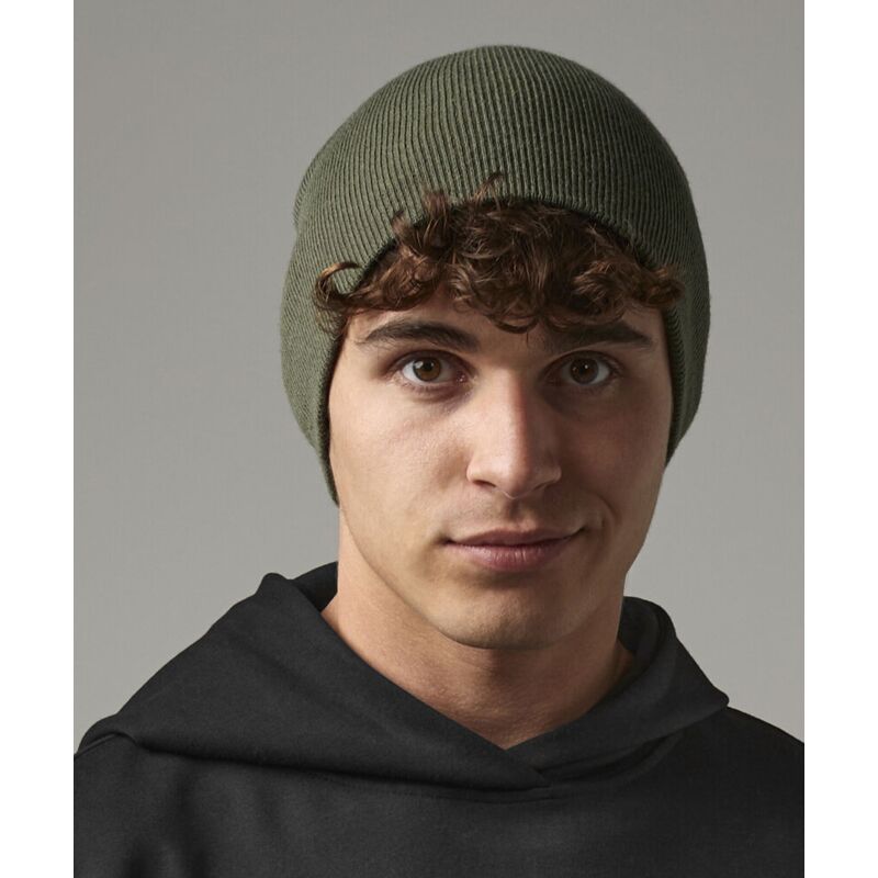 Two-tone pull-on beanie Thumbnail