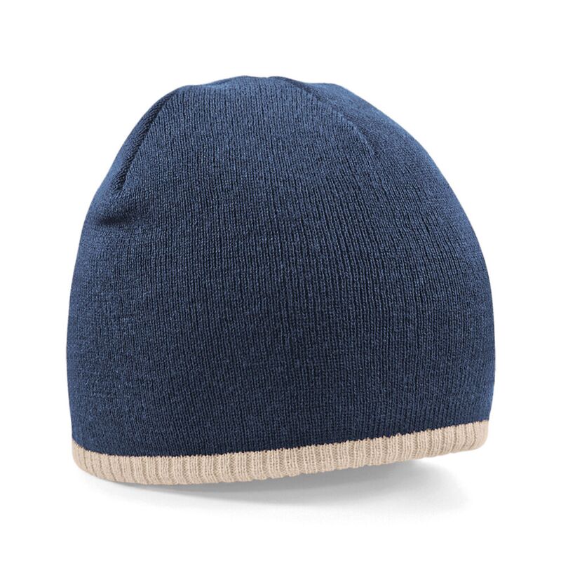 Two-tone pull-on beanie Thumbnail