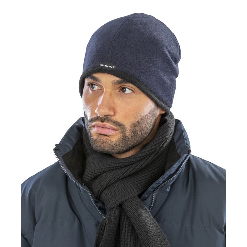 Reversible microfleece bob hat Thumbnail