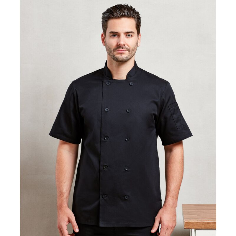 Short sleeve chef’s jacket Thumbnail
