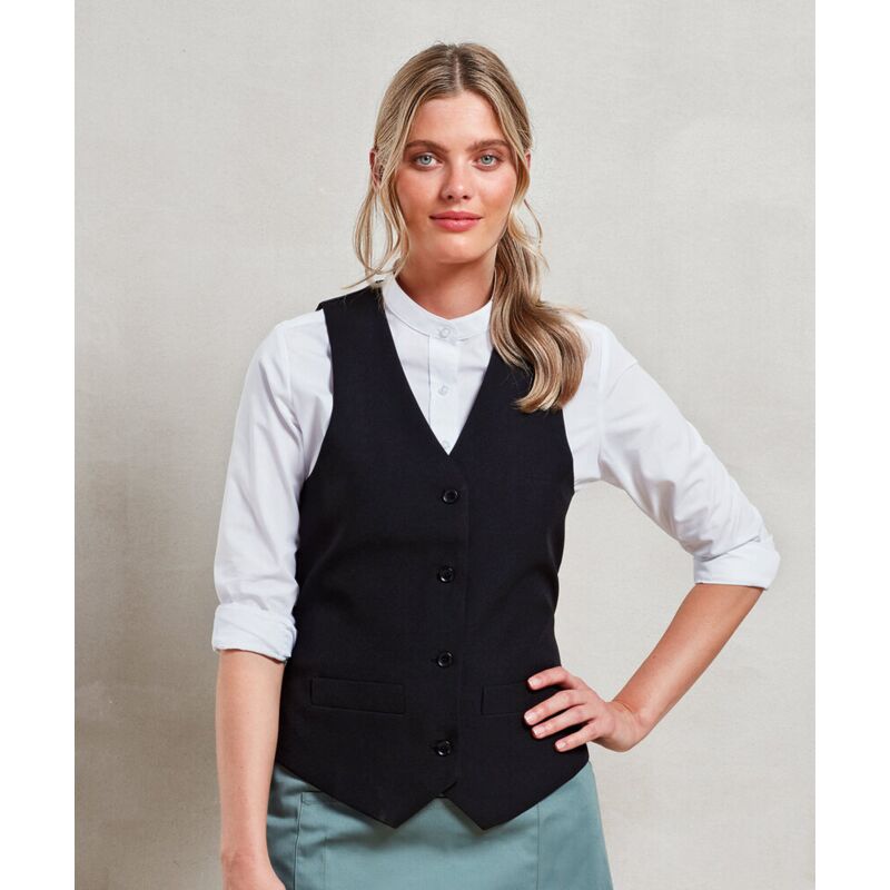 Women's lined polyester waistcoat Thumbnail
