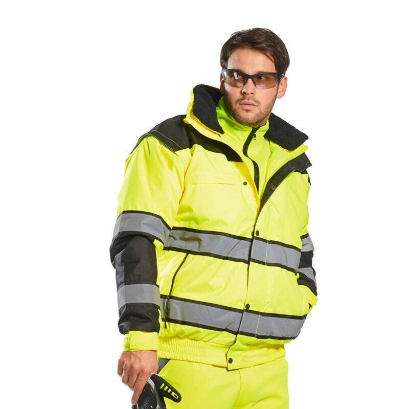 Hi-vis classic bomber jacket (C466) Thumbnail