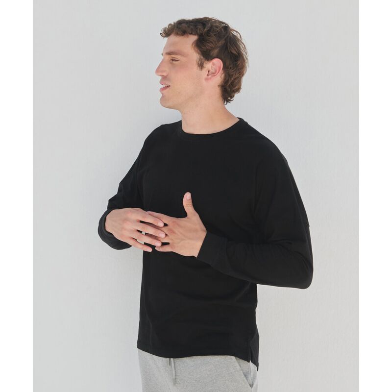 Unisex drop shoulder slogan top Thumbnail