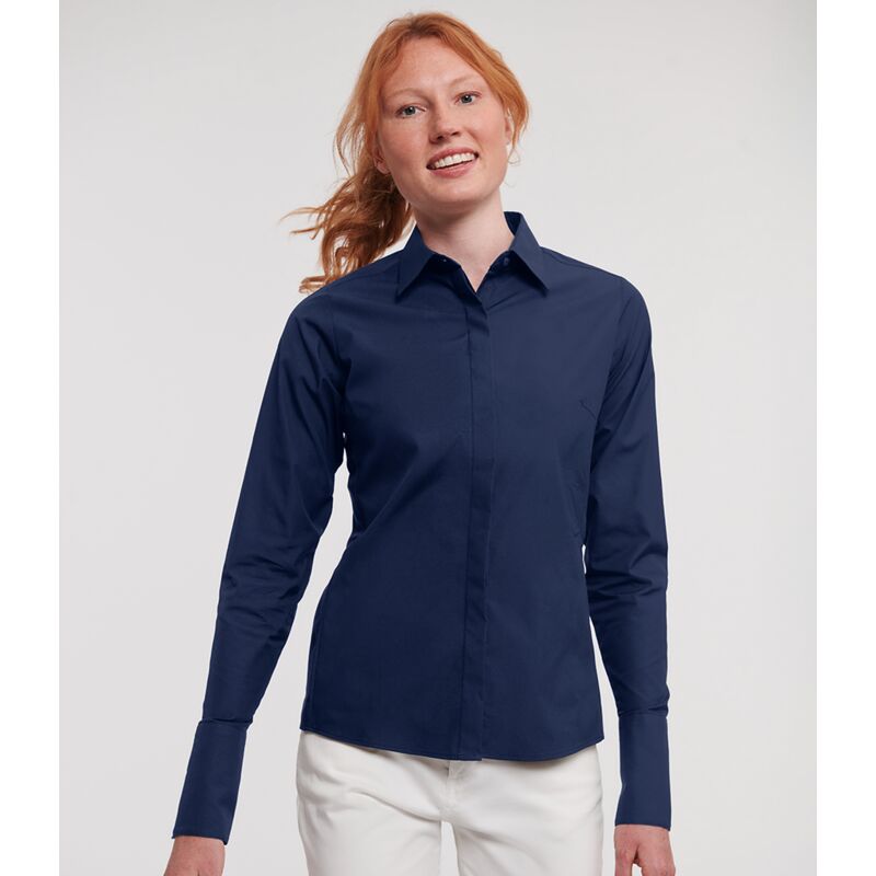 Russell Collection Ladies Ultimate Stretch Shirt Thumbnail