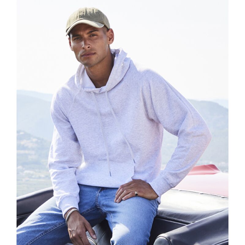 Fruit of the Loom Lightweight Hooded Sweatshirt Thumbnail