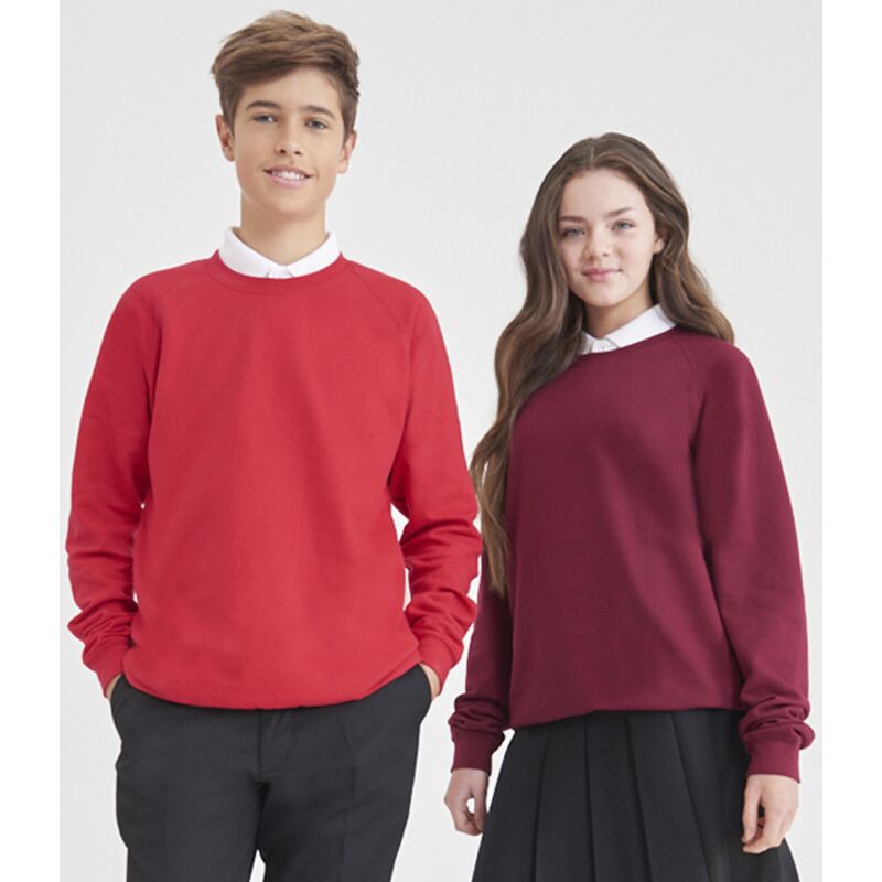 AWDis Academy Senior Raglan Sweatshirt Thumbnail