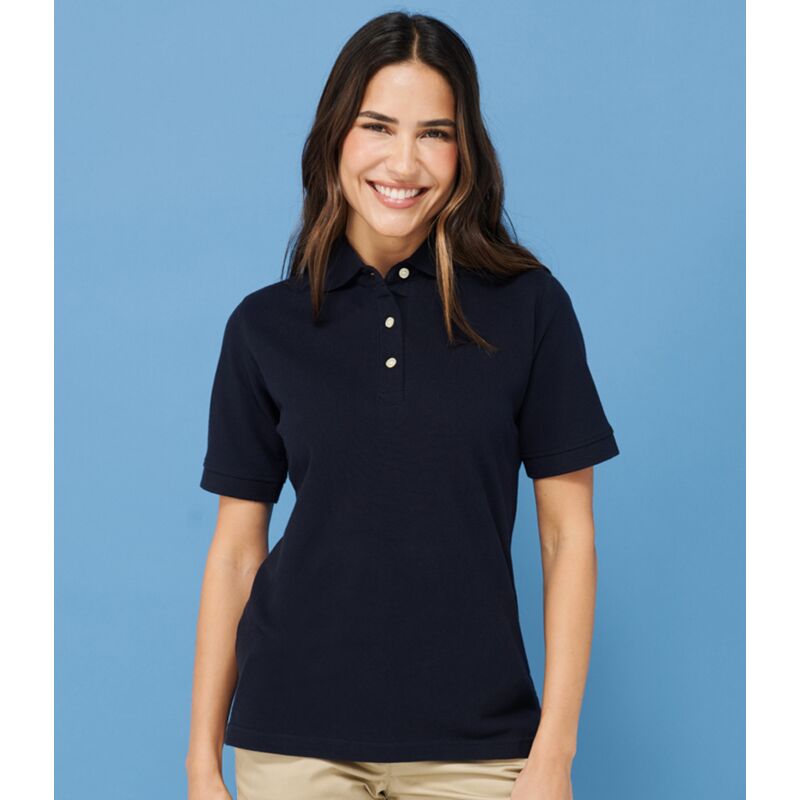 Henbury Ladies Classic Cotton Piqué Polo Shirt Thumbnail