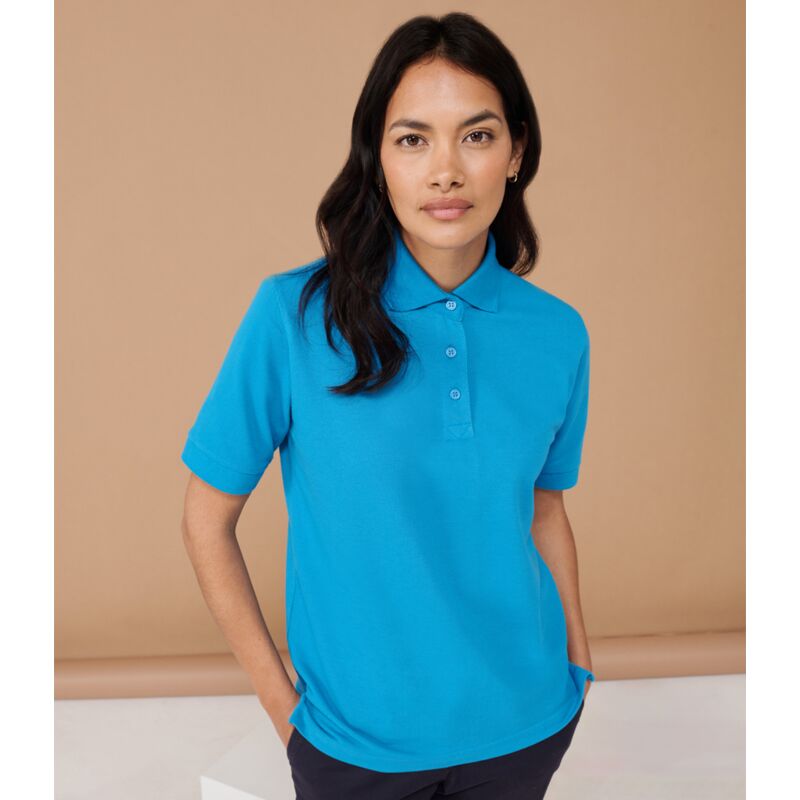 Henbury Ladies Poly/Cotton Piqué Polo Shirt Thumbnail