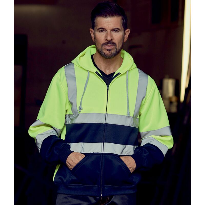 Yoko Hi-Vis Zip Hoodie Thumbnail