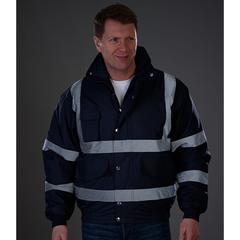 Yoko Hi-Vis Classic Bomber Jacket Thumbnail