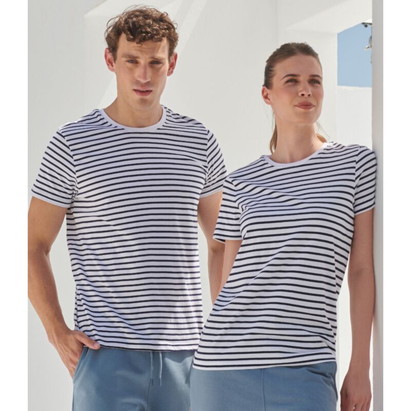 SF Clothing Unisex Striped T-Shirt Thumbnail