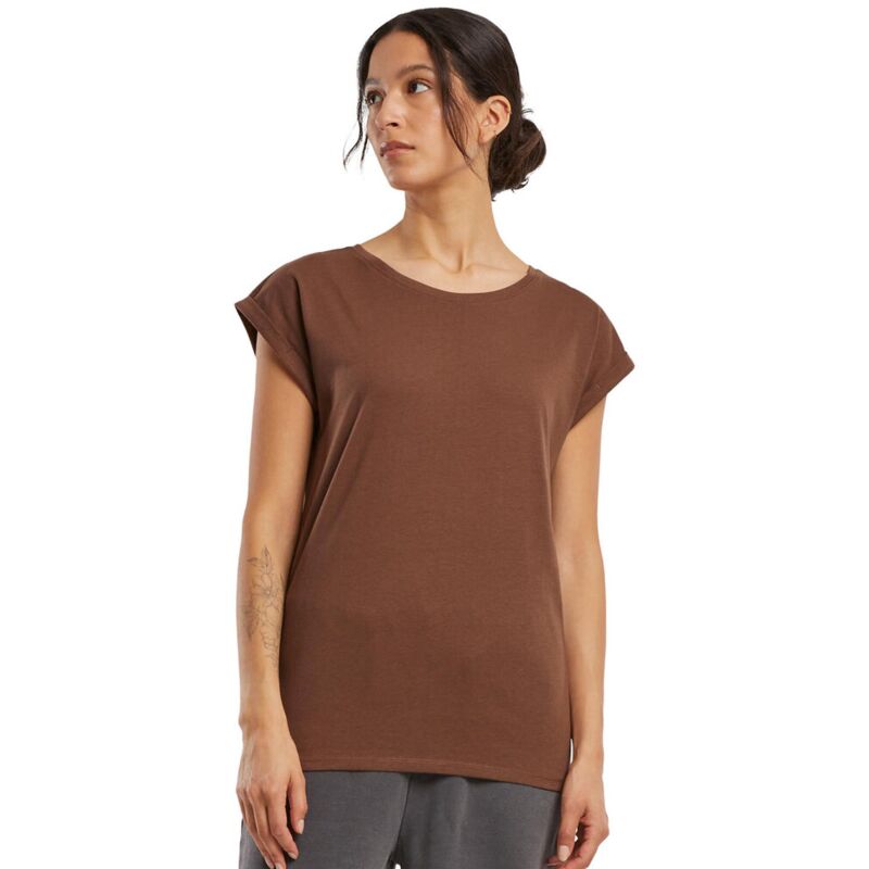 Women's extended shoulder tee Thumbnail