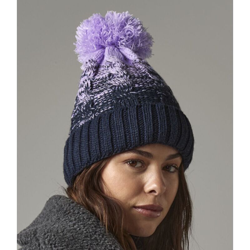 Beechfield Ombré Pom Pom Beanie Thumbnail