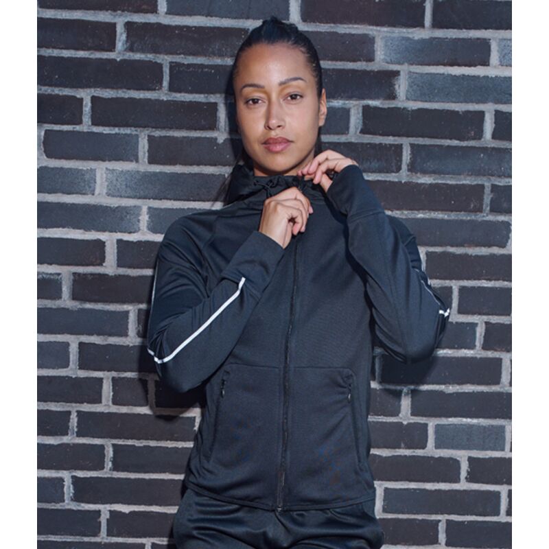 Tombo Ladies Lightweight Running Hoodie Thumbnail