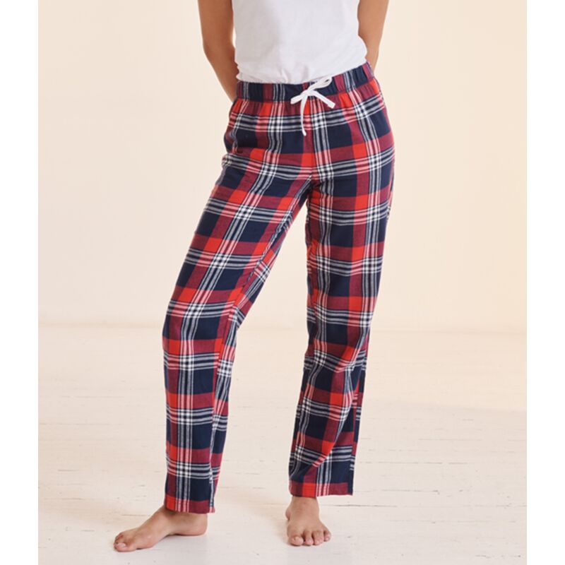 SF Clothing Ladies Tartan Lounge Pants Thumbnail