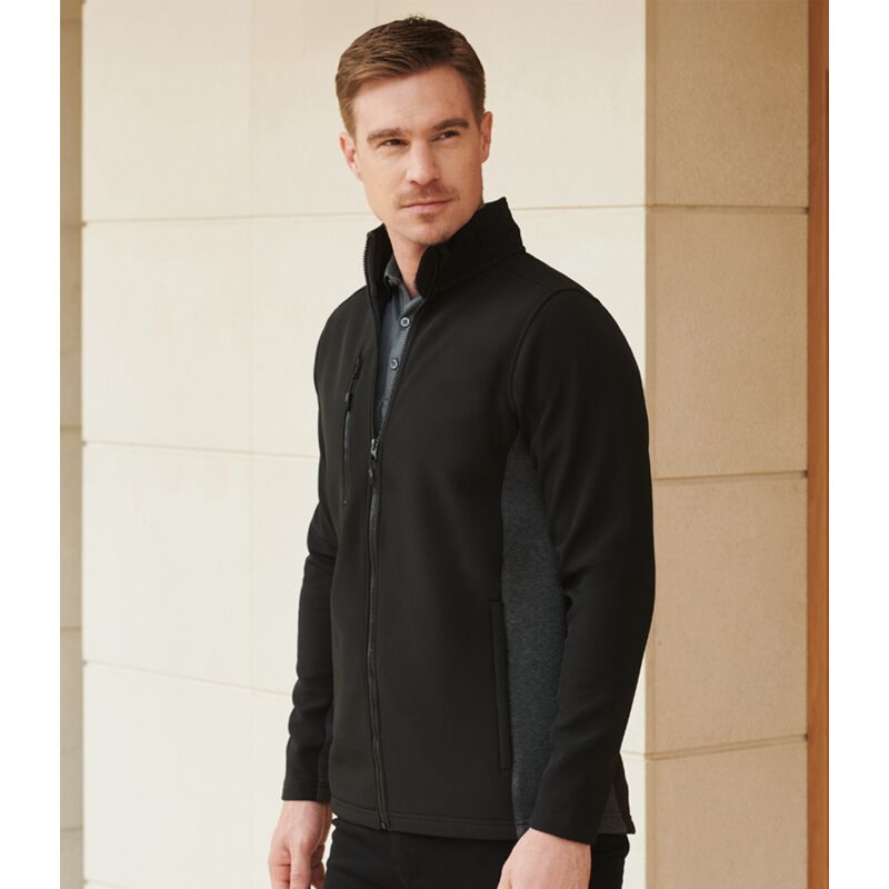 Henbury Unisex Contrast Soft Shell Jacket Thumbnail