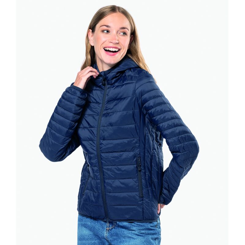 Kariban Ladies Lightweight Hooded Padded Jacket Thumbnail