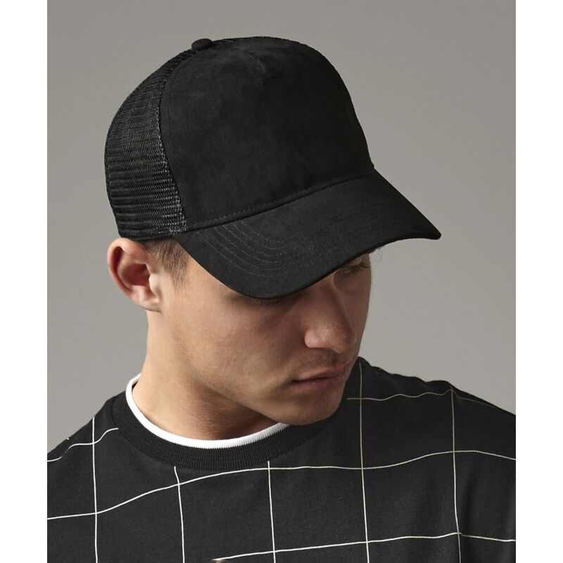 Suede snapback trucker Thumbnail