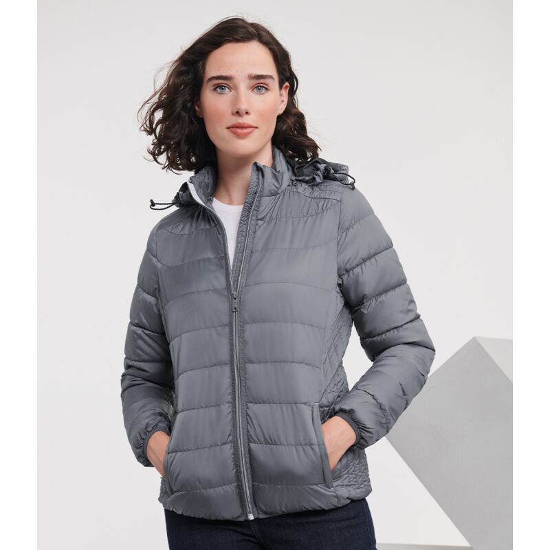 Russell Ladies Hooded Nano Padded Jacket Thumbnail