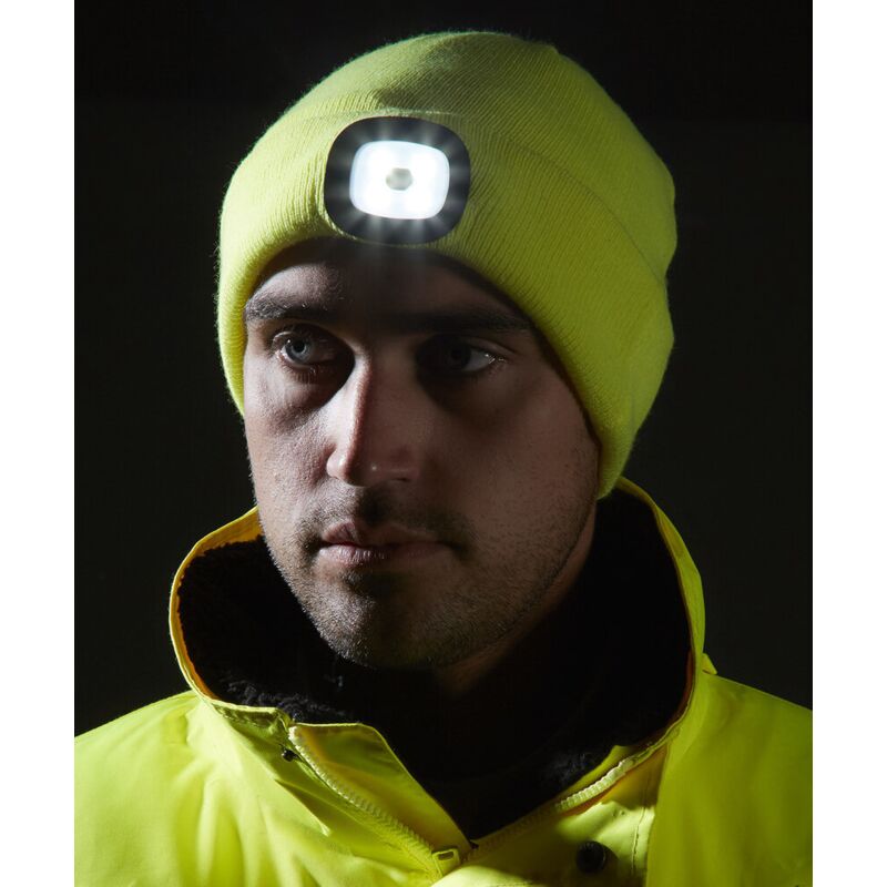 Beanie LED headlight USB rechargeable (B029) Thumbnail