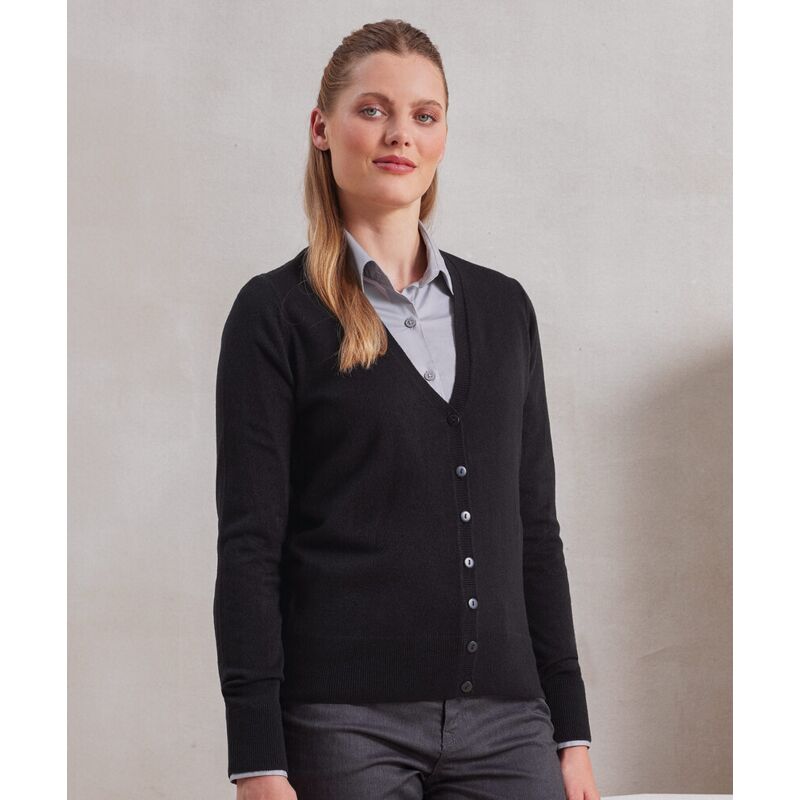 Women's 'essential' acrylic cardigan Thumbnail