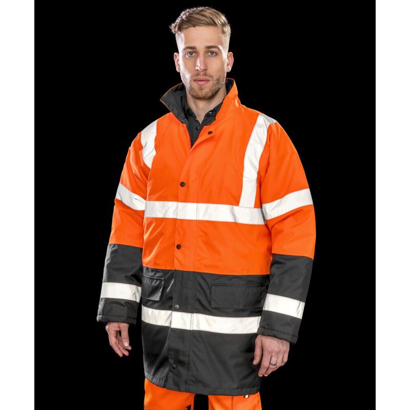 Motorway two-tone safety coat Thumbnail
