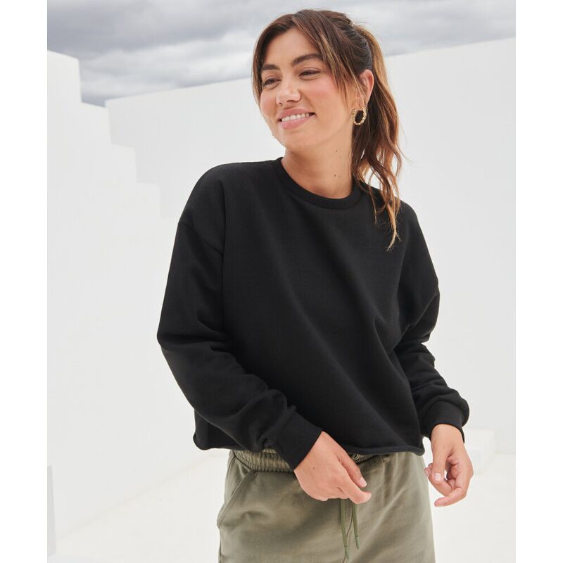 Women's cropped slounge sweat Thumbnail