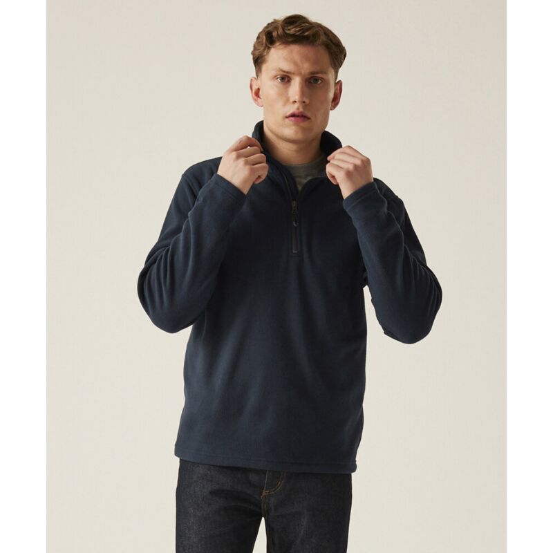 Honestly made recycled half zip fleece Thumbnail